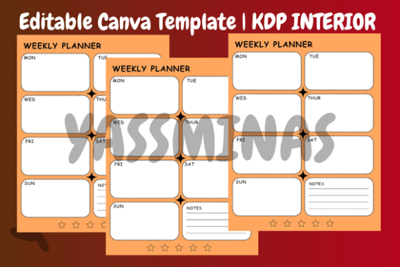 Download Weekly Planner, Canva Template - Premium Resources