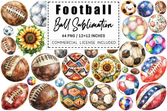 Download Custom Football Ball Sublimation Bundle. - Premium Resources