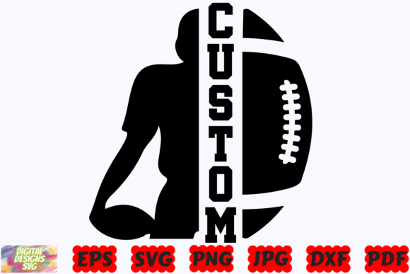 Download Custom Football SVG | Football SVG | PNG - Custom football Collection