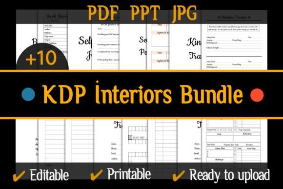 Download Mega Editable KDP Interior Bundle - Interior bundle Collection