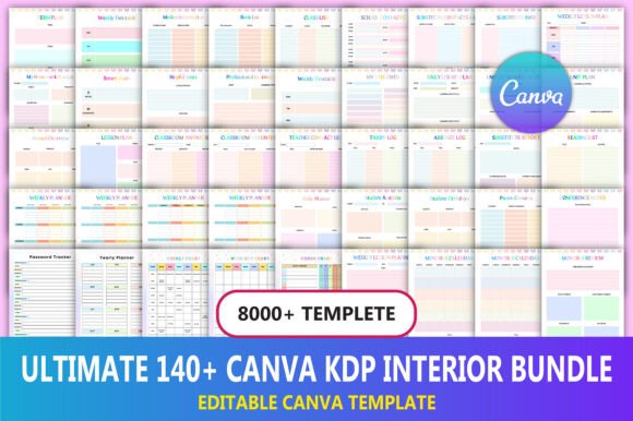 Download Ultimate 140+ Canva Kdp Interior Bundle - Interior bundle Collection