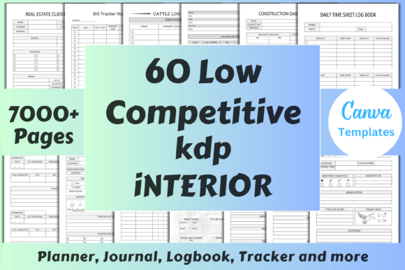 Download 60 Low Competitive KDP Interior Bundle - Interior bundle Collection